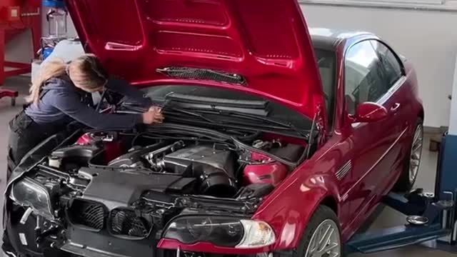 Repair routine of automobile