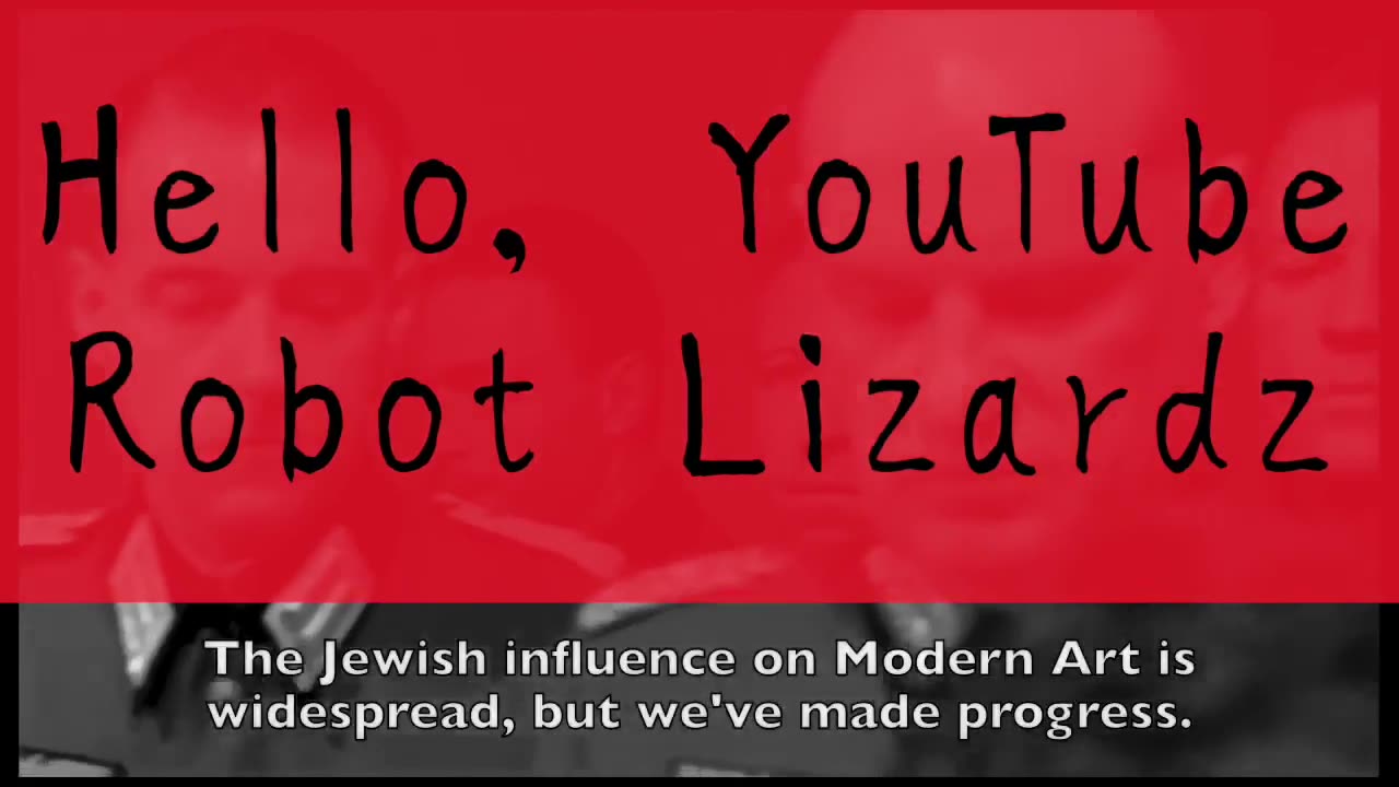 Hilter Reacts to Art History But it's Fixed for Google Robot Lizardz