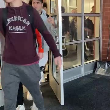 Vernon Hill Highschool Students walk out in protest of mask mandates