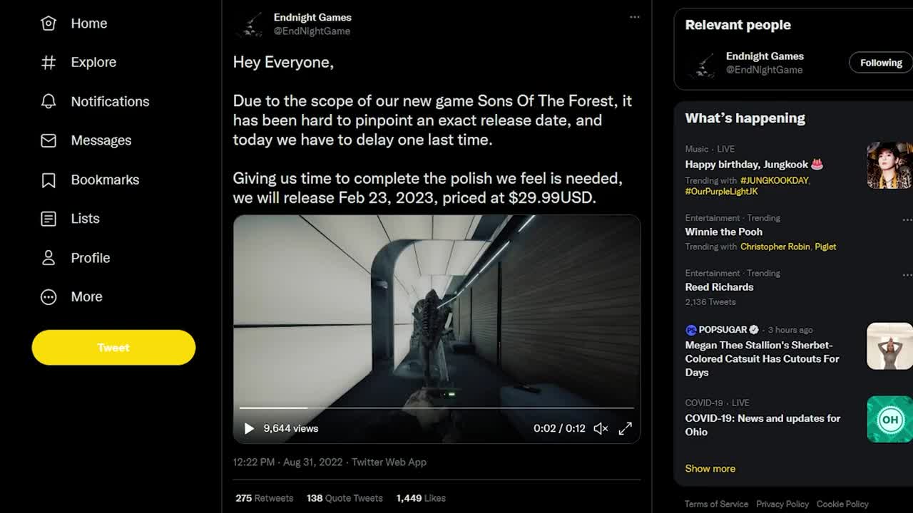 Sons of the Forest DELAYED AGAIN!?