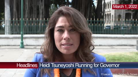 Heidi Tsuneyoshi Run for Governor