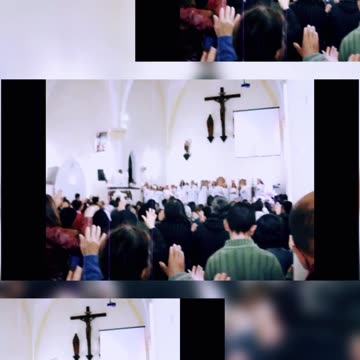 Campos do Jordão - Final de Missa na Matriz Santa Terezinha em 31 de maio de 2014