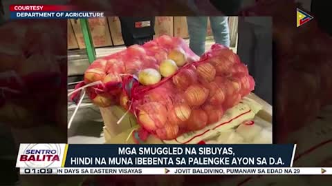 Mga smuggled na sibuyas, hindi na muna ibebenta sa palengke ayon sa DA