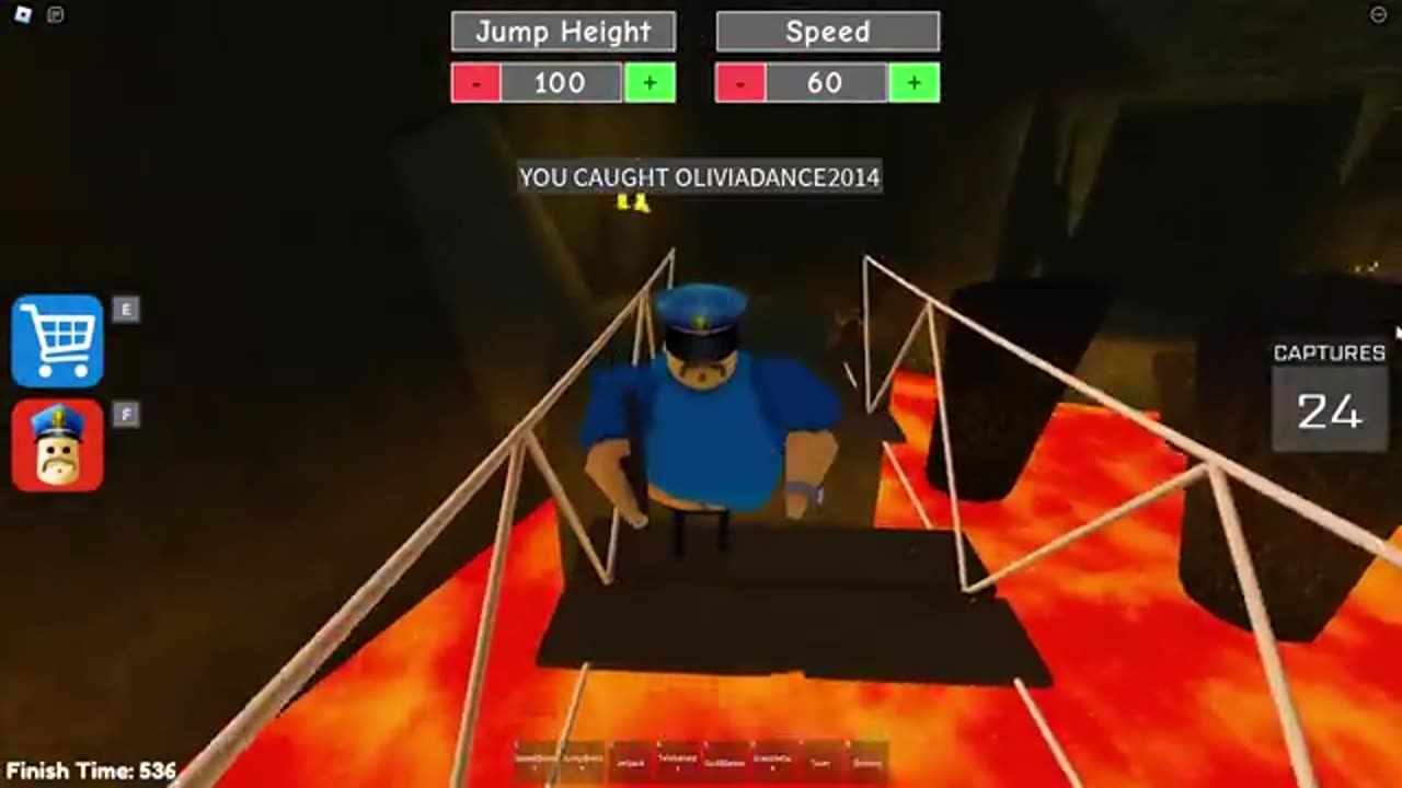 Escaping from a BARRY'S PRISON RUN! And BECAME a LOT OF POLICE PLAYERS