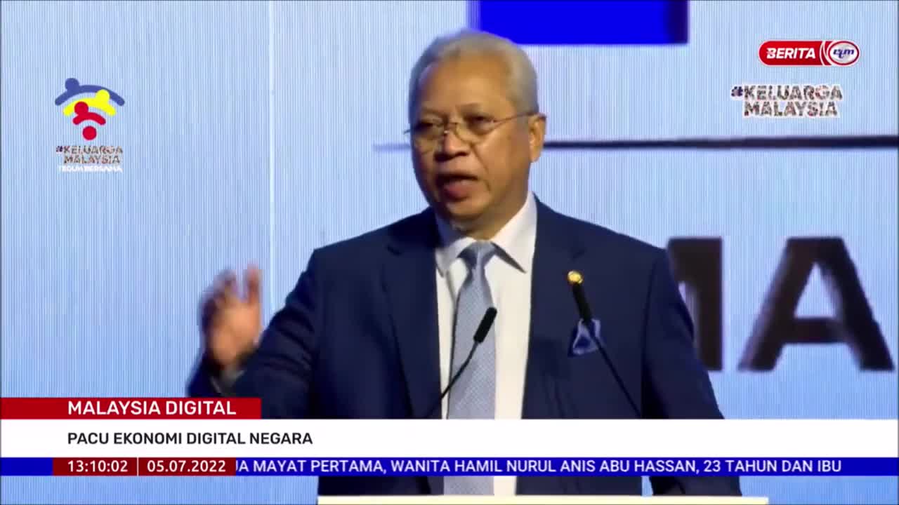 5 JULAI 2022 BERITA TGH HARI - MALAYSIA DIGITAL; PACU EKONOMI DIGITAL NEGARA