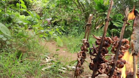 Bushmen Build The Most Beautiful Villa House On Water And Gym (NO TOOLS)