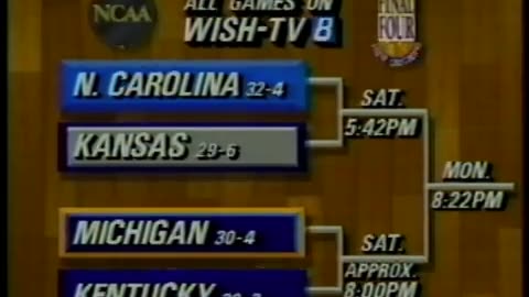 March 30, 1993 - Calbert Cheaney Wins Eastman Award; Final 4 Preps