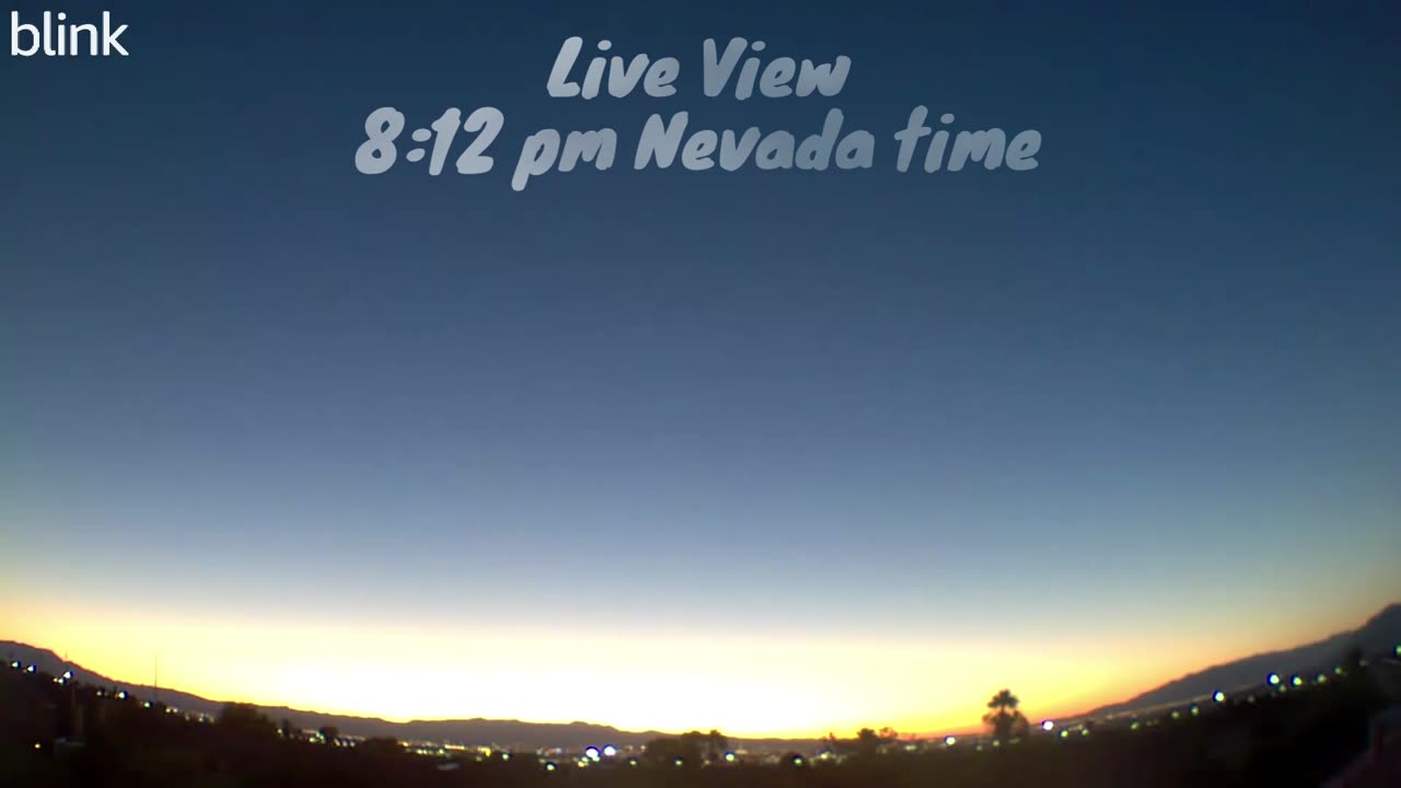 Sunrise and Sunset over Vegas Roof Cam looking west 8-5-23