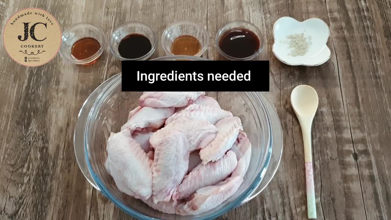 Very Easy Oven Baked Honey Soy Chicken Wings 蜜烤鸡翅