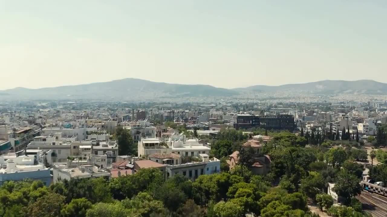 Take pictures of the Greek landscape from the air 5