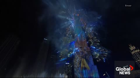 New Year's 2023: Dubai puts on thrilling fireworks show at Burj Khalifa