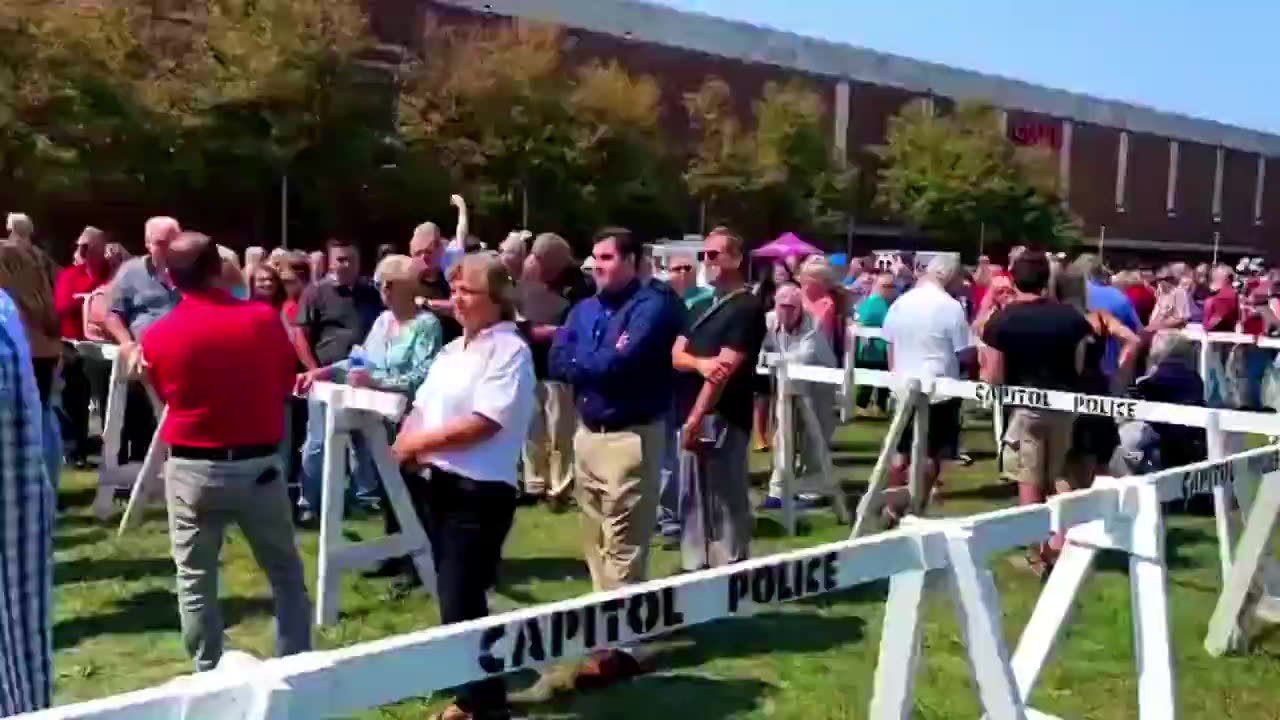 Lines for the Trump Townhall with Sean Hannity look like a MASSIVE Rally