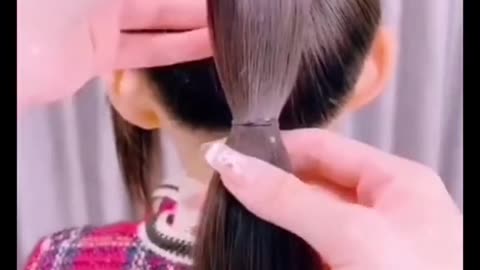 Easy hair style