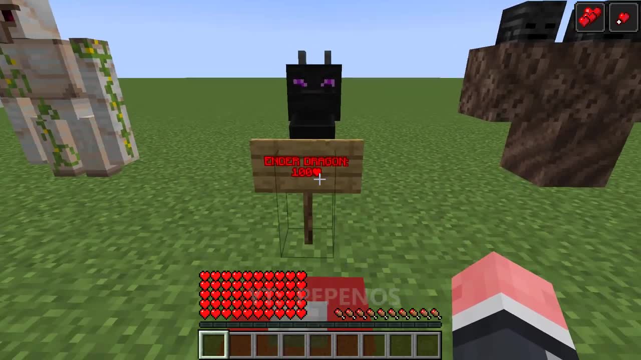 how massive is the health bar of the mobs