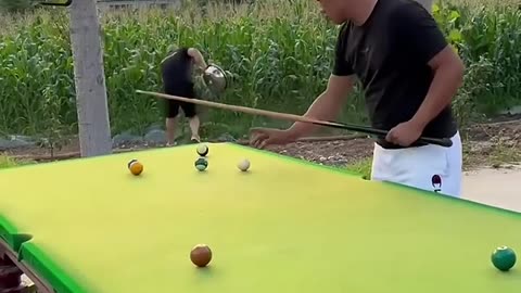 Billiards funny video