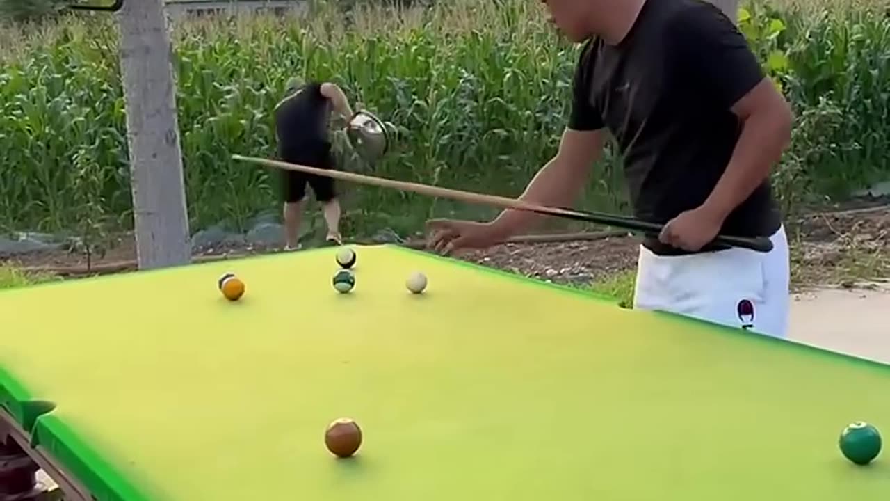 Billiards funny video