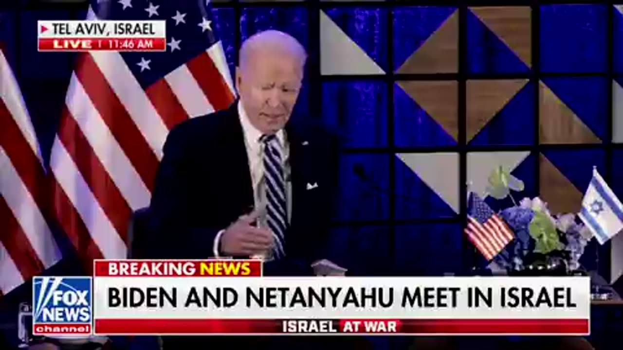 Biden loses it again in Israel