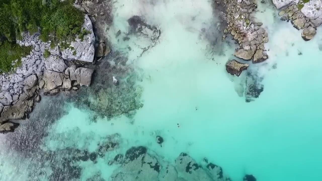 Serene Seas and Sandy Shores: A Mesmerizing Drone Journey