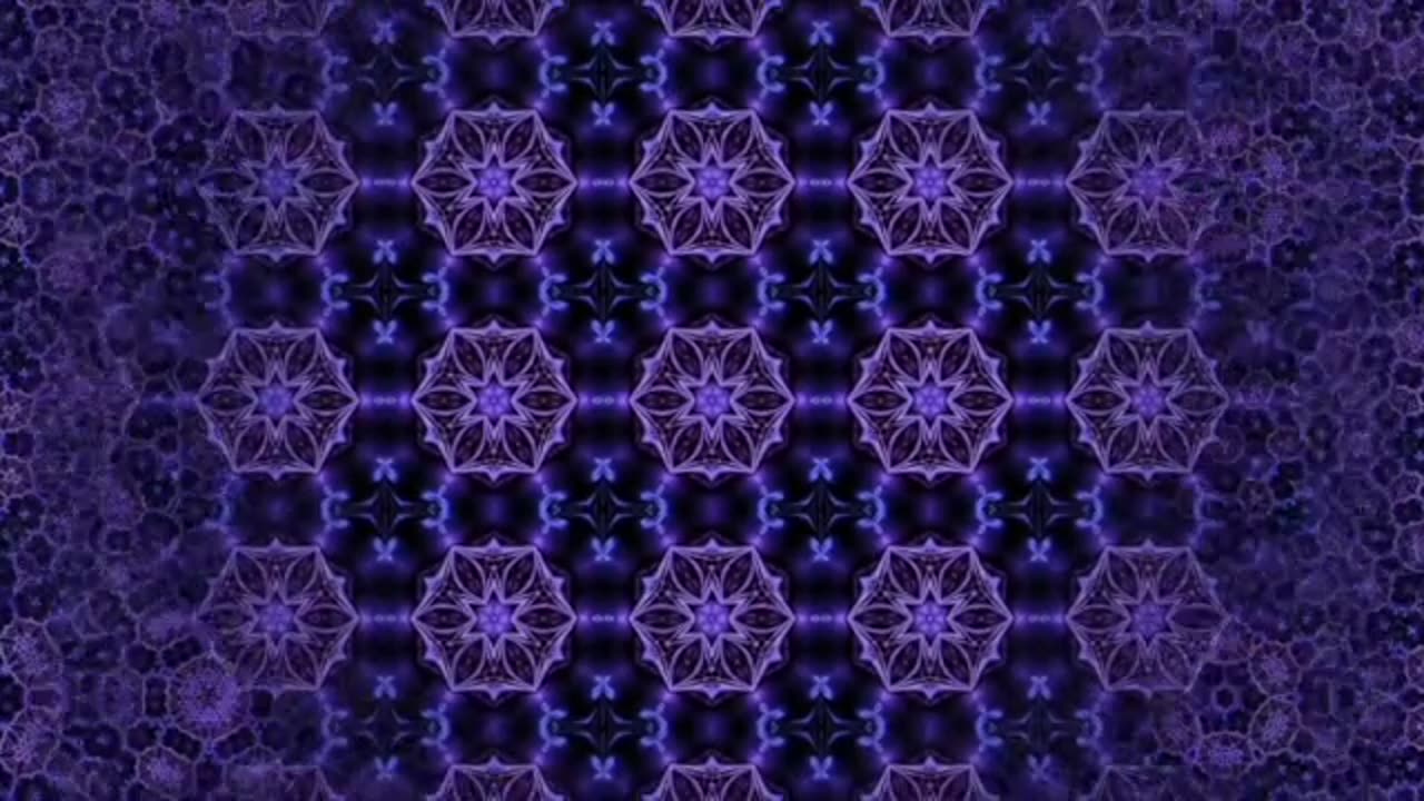 Relaxing, Meditation Music - Purple Fractal 3hr