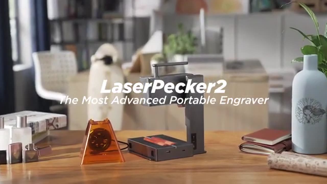 LaserPecker 2-Super Fast Handheld Laser Engraver & Cutter