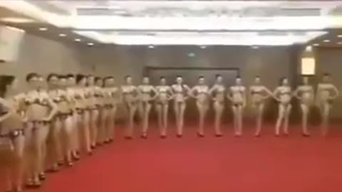 The Great Hall of the People of the CCP, electing attendants.