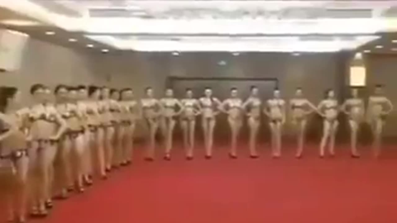 The Great Hall of the People of the CCP, electing attendants.