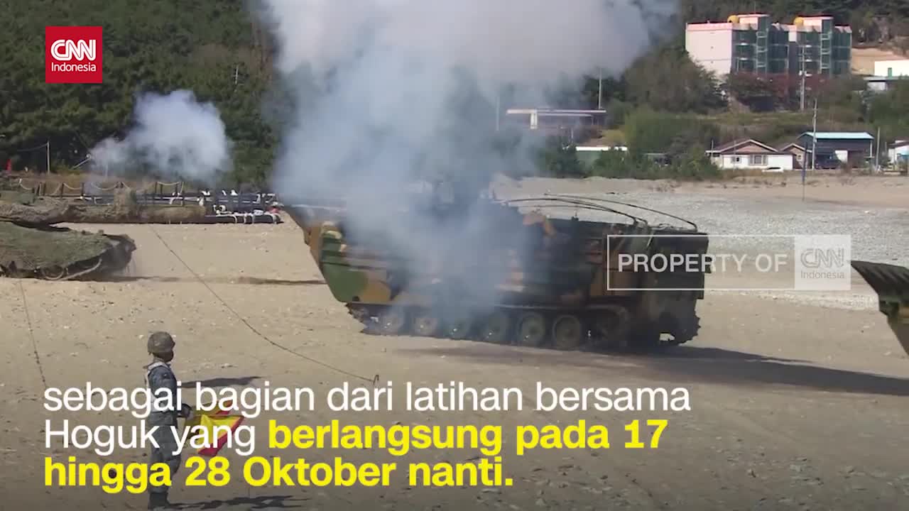 Militer Korea Gelar Latihan Perang Gabungan