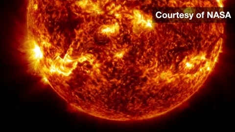 Nasa taken incredible 4K video of sun