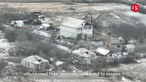 This’s how Russians left settlement after “Azov" soldiers’ arrival - drone watched invaders’ escape