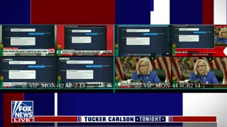 Tucker Carlson shows the Jan. 6 hearings being broadcast on every network except FOX.