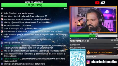 Sistemático Lives - Otp8V3ZFCPA - 🔴 DOIS CIENTISTAS CONVERSARAM SOBRE O FORMATO DA TERRA