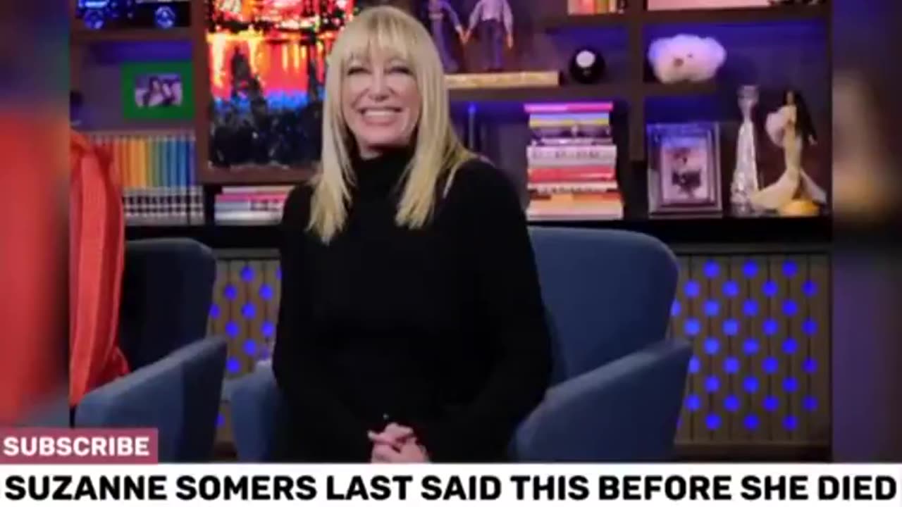 SUZANNE SOMERS SPEAKS ON THE DEATHS OF HOLISTIC DOCTORS Then is Murdered