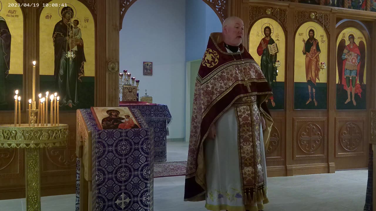 Sunday of "Veneration of the Precious Cross "