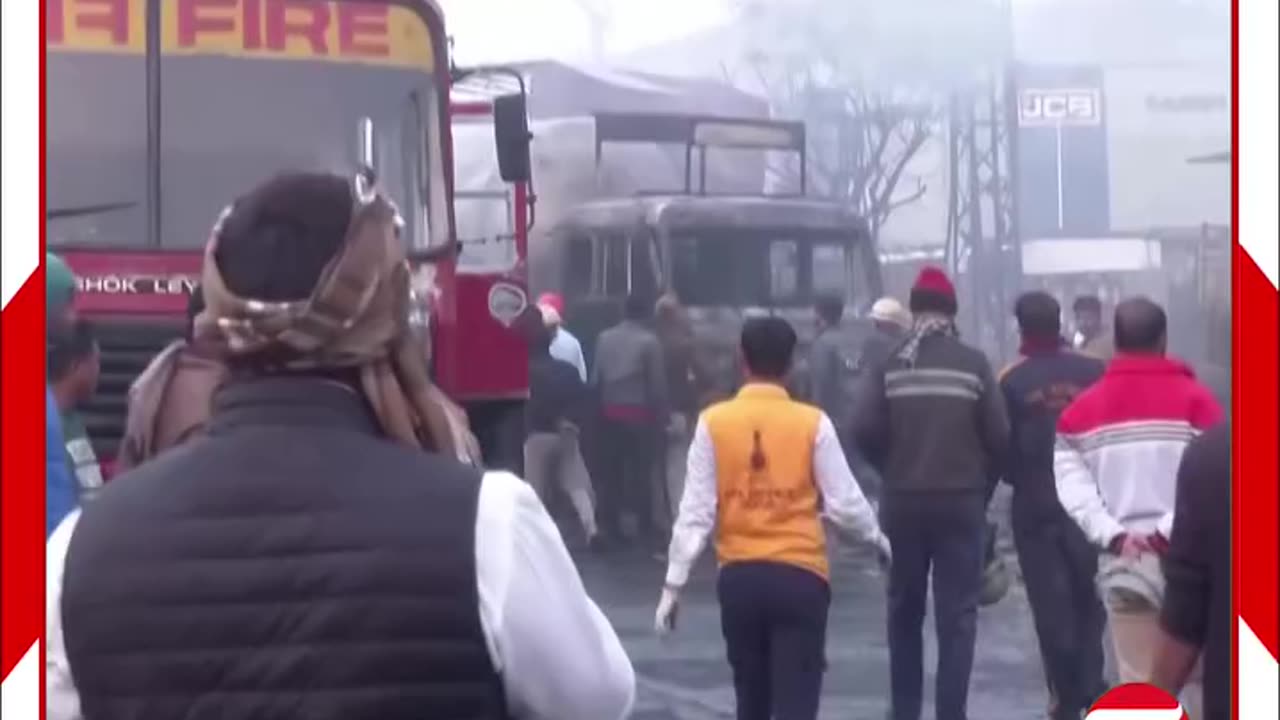 Jaipur-Ajmer Highway Tragedy Chemical Truck Fire Kills 7, Destroys 40 Vehicles