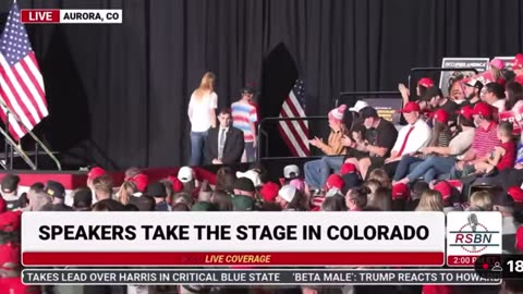 Aurora City Councilwoman Danielle Jurinsky Trump Rally Aurora CO 10-11-2024