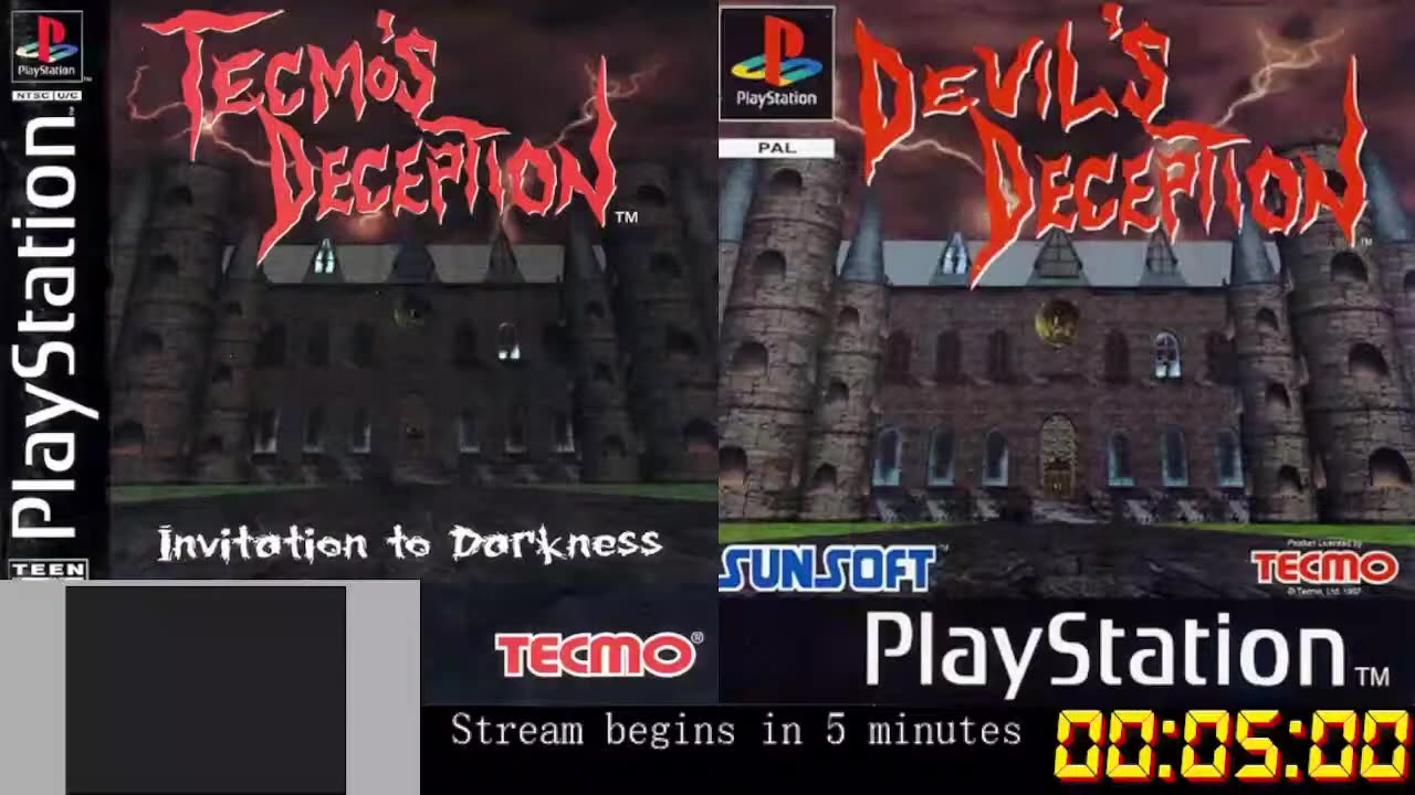 Tecmo's / Devils's Deception Invitation To Darkness ps1 Let's Play Stream 2