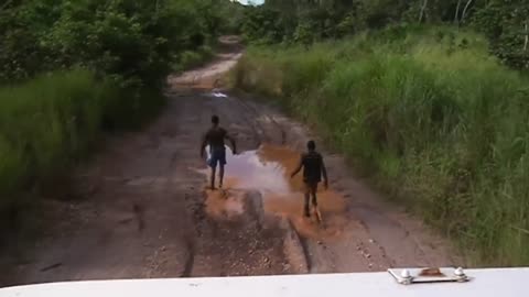 World's most dangerous road in congo