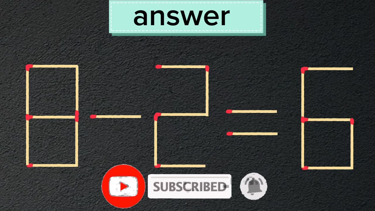 Move 1 matchstick to make the equation correct, Matchstick puzzle✔ #matches #mindtest #matchstick