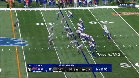Buffalo Bills vs. Detroit Lions Highlights 3rd QTR | NFL Week 12, 2022 PART 1