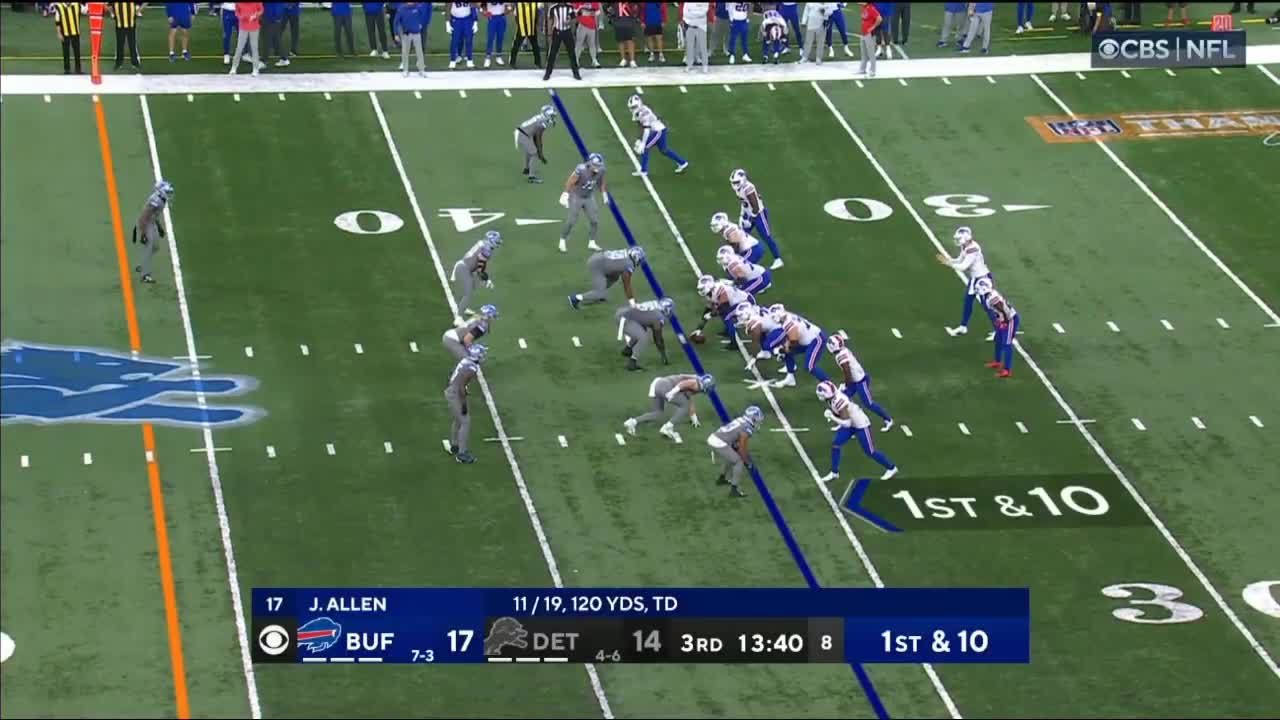 Buffalo Bills vs. Detroit Lions Highlights 3rd QTR | NFL Week 12, 2022 PART 1