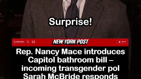 Rep. Nancy Mace Introduces Capitol Bathroom Bill for Women Only Bathrooms