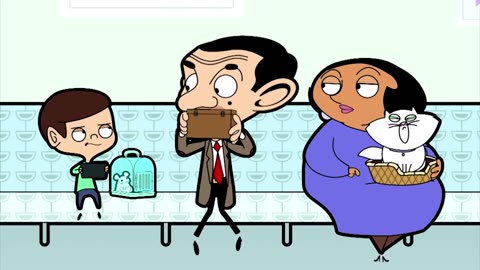 Mr bean cartoon live