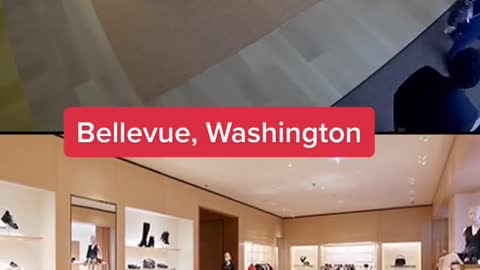 Louis Vuitton thief runs into trouble. #louisvuitton #news #bellevue #karma