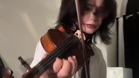 Violin playing