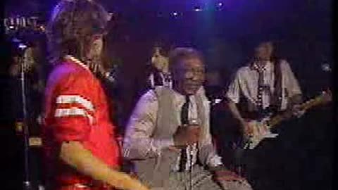 Muddy Waters & Mick Jagger - I'm A Man (Mannish Boy) = Rolling Stones 1981