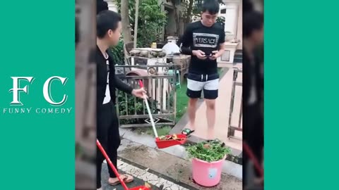 Try Not Laugh Challenge Funny Chinese Vines and Pranks Videos