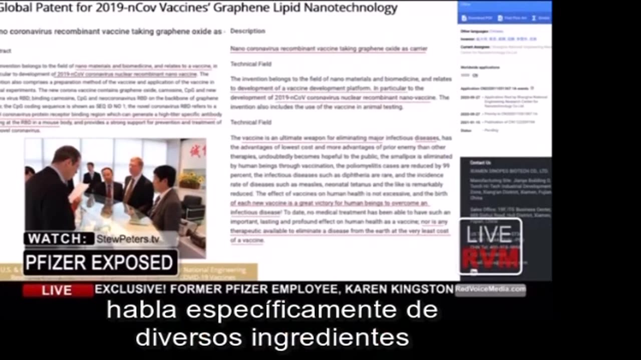 Karen Kingston ex empleada de Pfizer habla de la vacuna venenosa para humanos Covid 19 Coronavirus