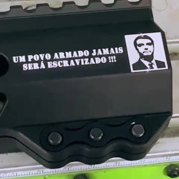 Arma Legal customizada com impressão a laser