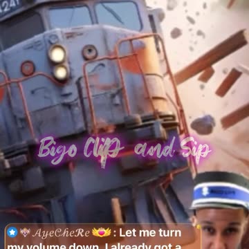 Von lined TrinaB n emptied the clip fast on him 🤣 7/2/24 #bigoclipandsip