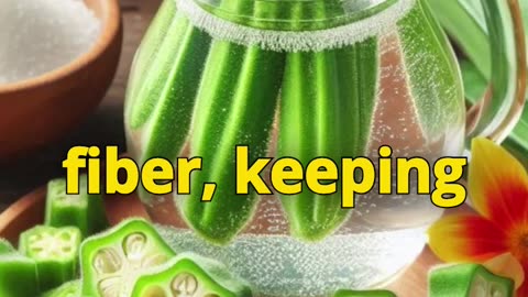 Low-Calorie Benefits of Okra Water